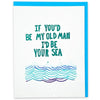 Old Man and the Sea Card