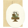 Beehive Oval Greeting Card
