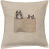 Coral & Tusk Basket Cats Pocket Pillow (2 pcs)