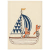 Coral & Tusk Sailboat Card (1 pc)