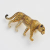 Fable England Leopard Brooch - angled view of product shown
