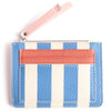 Blue Stripe Short Patch Purse