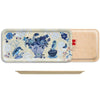 Avenida Home Blue Story Narrow Tray - different views of product shown
