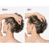 Oribe Serene Scalp Densifying Treatment Spray - before and after shown on model