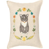 Coral & Tusk Kitten Cameo Pillow (1 pc)