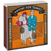 Archivist Charlotte Farmer Anyone For Tennis Matchbox - product shown at an angle