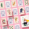 Carolyn Suzuki Goods Playing Cards - products shown spread out in a grid