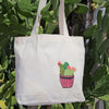 Altiplano Cactus Tote - product shown in front of cactus