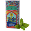 Chikka Chikka Mint Digestive Tin (1 oz) with mint next to tin