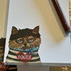 Carpe Diem Papers Bonjour Chat Le Petit Notepad - close up of product illustration