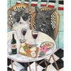 Paris Café Cats Greeting Card