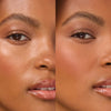 Kosas Cloud Set Loose Powder – Translucent Peachy - before and after product usage shown on model