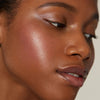 Minori Cream Blush Mini - Orchid - close up of model face shown