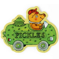 Three Potato Four 3P4 X Richard Scarry Pickle Car Sticker (1 pc)