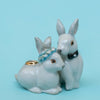 Camp Hollow Love Bunnies Wedding Cake Topper - alternate view of product shown