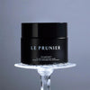 Le Prunier Plumtox Clarifying Enzyme Mask - mask shown on glass stand