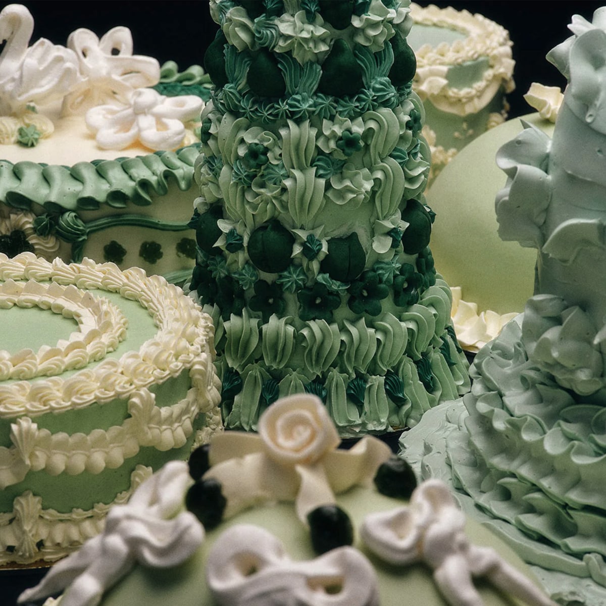 Flamingo Estate Organics Limited Edition Prinsesstarta Candle (226 g) - cake shown. 