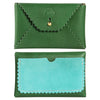 Scallop Wallet - Pine + Robin's Egg