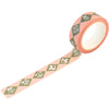 Julianna Swaney Floral Diamonds Green Washi Tape (0.6” x 33 ft)