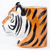 Quail Ceramics Tiger Pencil Pot - side view of product shown