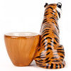 Quail Ceramics Tiger With Egg Cup - back view of product shown
