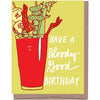 Scratch & Sniff Bloody Mary Birthday Greeting Card