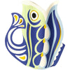 Paper Vase Fish Splash - Blue