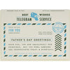Father's Day Telegram Card