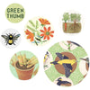 The Regional Assembly of Text Pack Of Buttons - Garden (6 pcs)