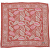 Kasih Co-op Hand Dyed Batik Bandana - Peach Pink Coral Leaves (1 pc)