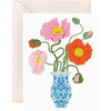 Poppy Vase Greeting Card