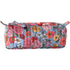 Cotton Quilted Pencil Pouch - Garden Flora