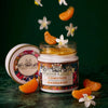 Confiture Parisienne Confiture Mandarine Fragonard X Confiture Parisienne (250 g) - product shown with orange blossoms and mandarins 