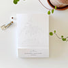 Emily Lex Studio Potted Plants Paintable Notecards - product shown next to paint tube and potted plant