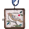 Small Locket - Cerise Folk Bird