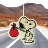 Three Potato Four 3P4 X Peanuts Air Freshener - Snoopy Nomad - product shown hanging inside car