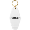Three Potato Four 3P4 X Peanuts Key Tag - Snoopy Smiley - backside on product shown
