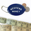 Three Potato Four Coin Pouch - Weekend Money - product shown next to coins and tickets