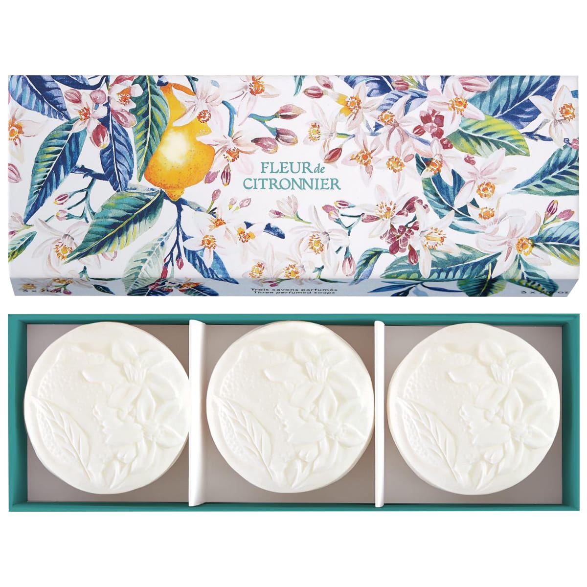 Fragonard Parfumeur Fleur De Citronnier 3 Mini Perfumed Soaps (3 x 75 g)