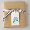 Emily Lex Studio Hydrangea Gift Tags - product shown on top of gift