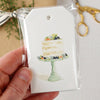 Emily Lex Studio Cake Gift Tags - model shown holding product
