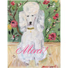 Merci Poodle Greeting Card