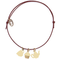 Titlee Paris Tea Time Cupcake Charm Bracelet (1 pc)