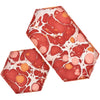Marbled Hexagon Tray Set - Pebbles Red - Beautyhabit