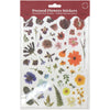 Pressed Flowers Sticker Sheet - Rainbow Gradient