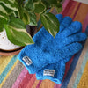 Instant Plant Food Simply the Best Micro-Fiber Gloves - products shown next to plant