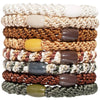 Grab & Go Ponytail Holders Set - Brown Stone