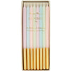 Meri Meri X Laduree Paris Gold Dipped Candles