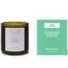 Flamingo Estate Green Goddess Candle (226 g) - product shown on white background with packaging. 