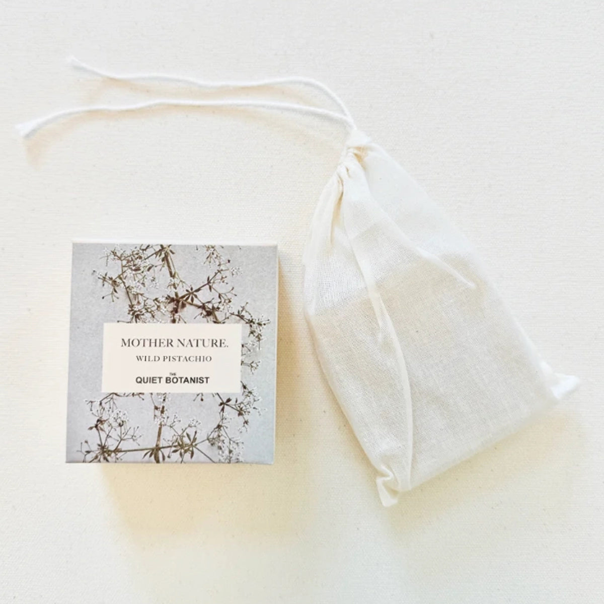 The Quiet Botanist Mother Nature Wild Pistachio Handmade Soap with pouch